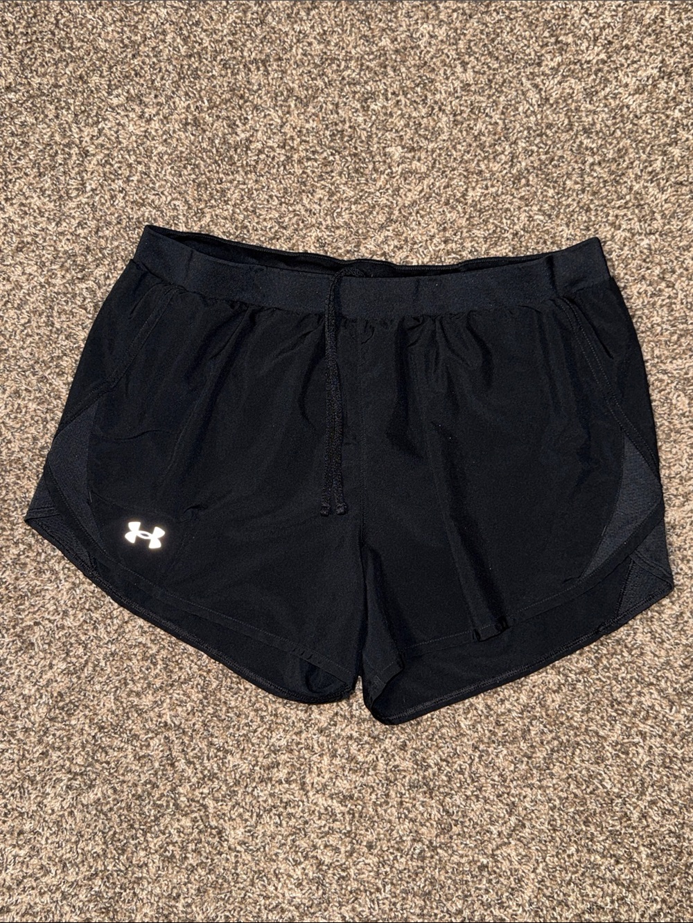 Under Armour Black Women's Performance Running Shorts size XL